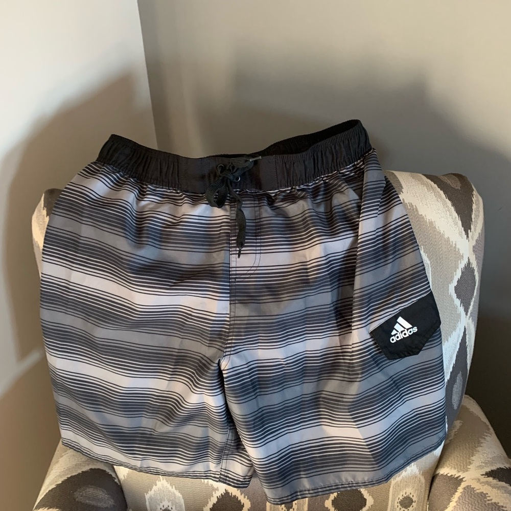 Adidas  Striped Black Shorts